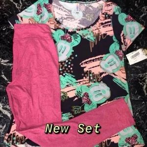 New Lularoe XS Classic T & OS Leggings